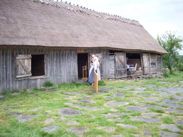 framsidan av ladug�rden
