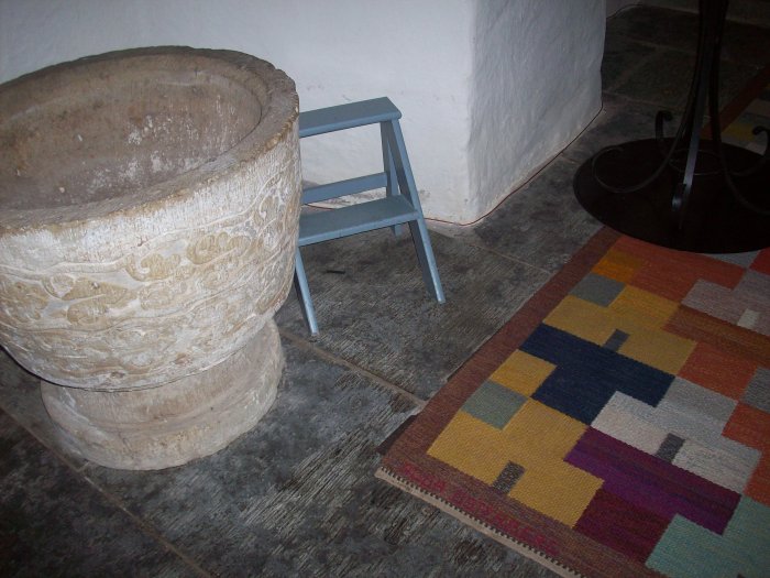Dopfunten i Sk�rstorps kyrka